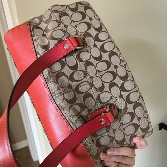 Coach vintage canvas signature handbag - Picture 7 of 8